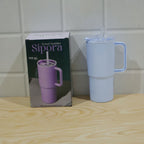Sipora Travel Tumbler 750ml With Reusable Straw And Handle (1 Pc)